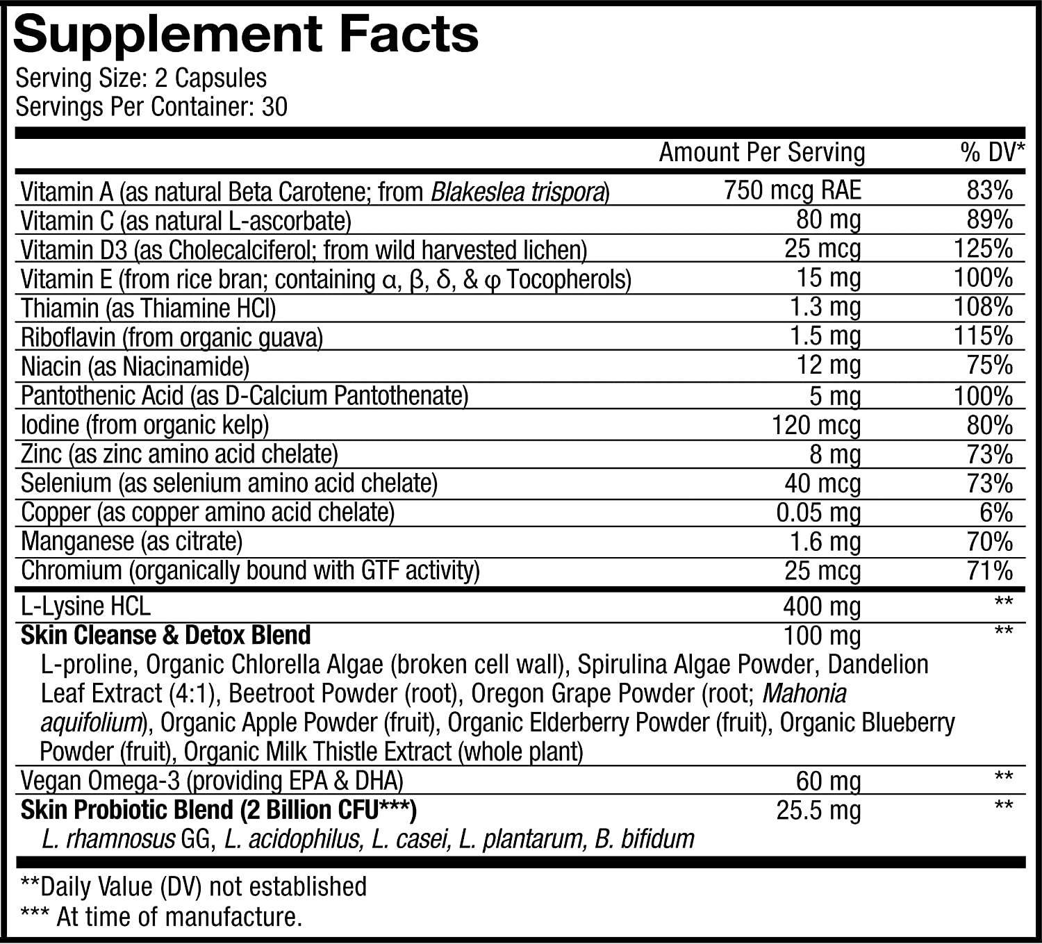 Code Age Teen Clear Face Ingredients