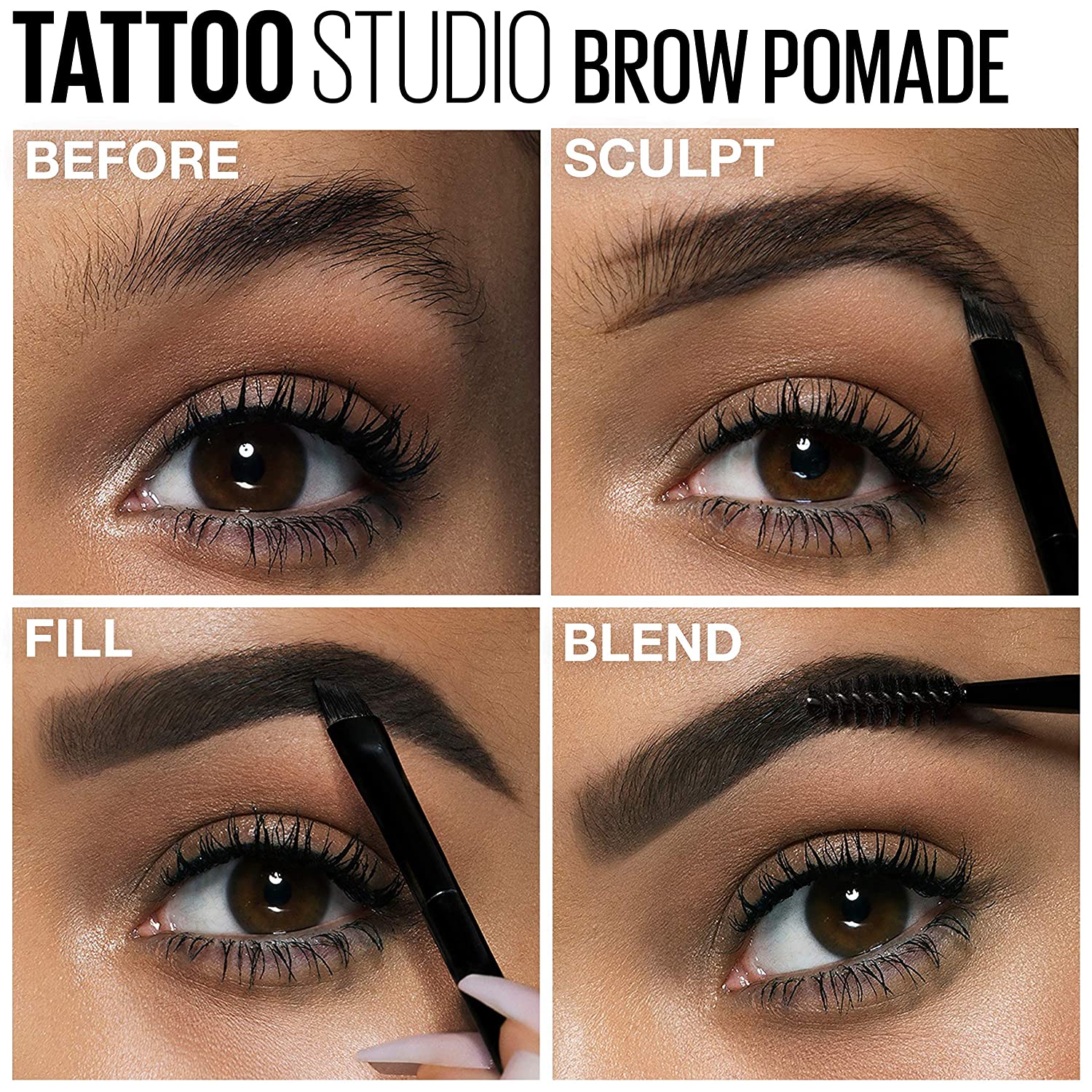 Maybelline Tattoo Studio Results Before/After