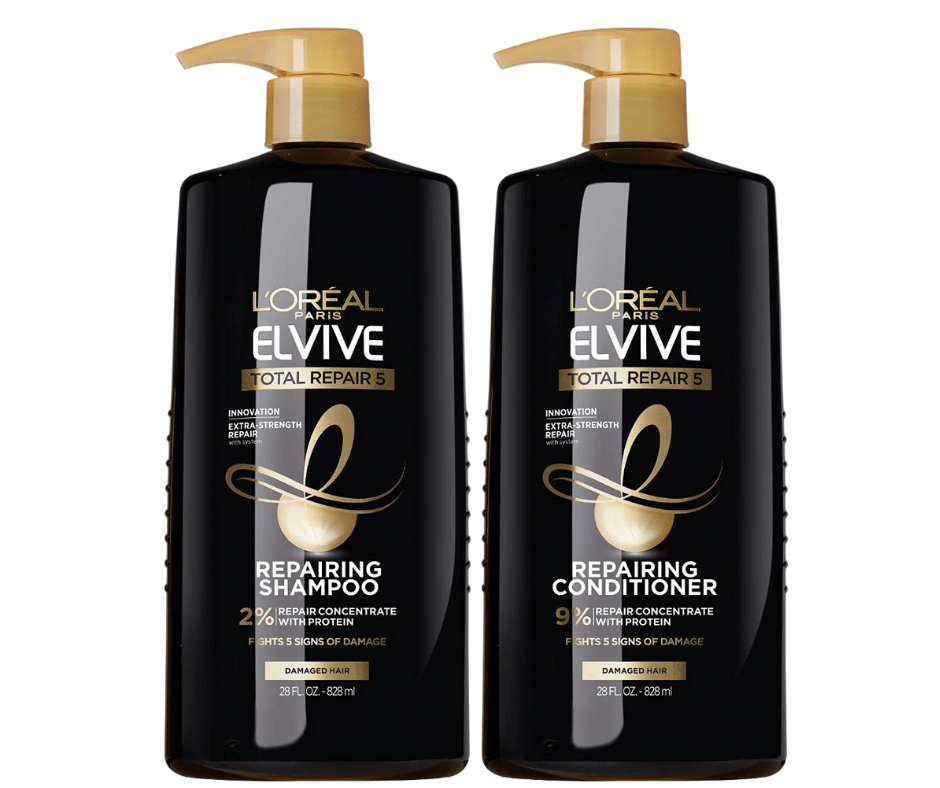 L'Oreal Paris Elvive Total Repair 5 Repairing Shampoo and Conditioner for Damaged Hair