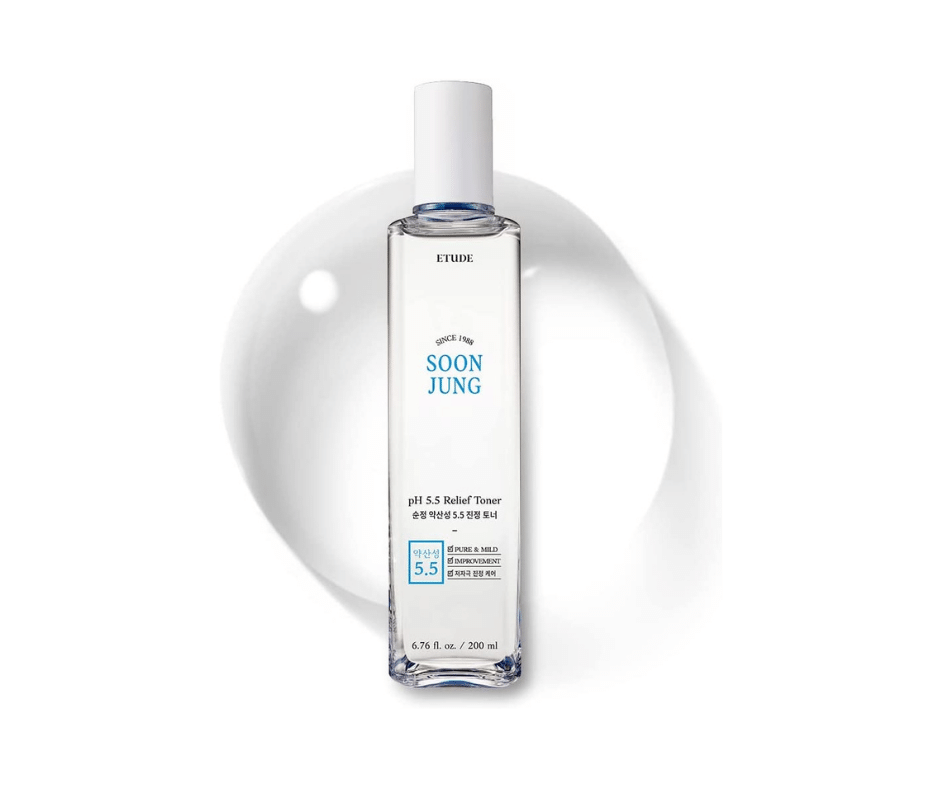ETUDE HOUSE Soonjung pH5.5 Relief Toner 200ml (New Version) | Skin Care Solution | Low PH Toner for Sensitive Skin