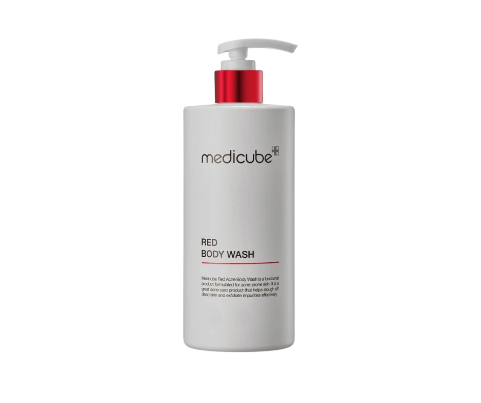 Medicube Red Body Wash for Body acne, KP, chicken skin