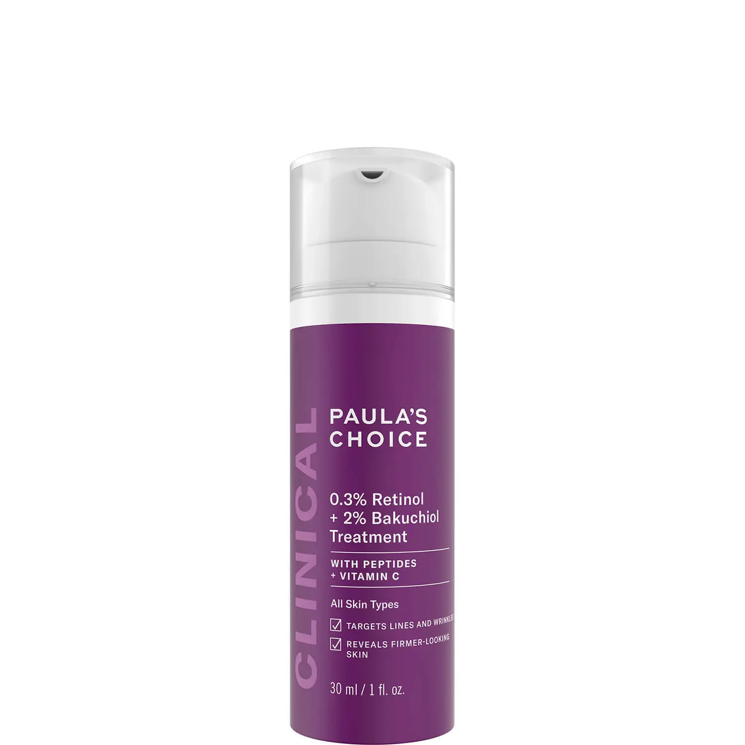 Paula's Choice CLINICAL 0.3 Retinol 2 Bakuchiol Treatment