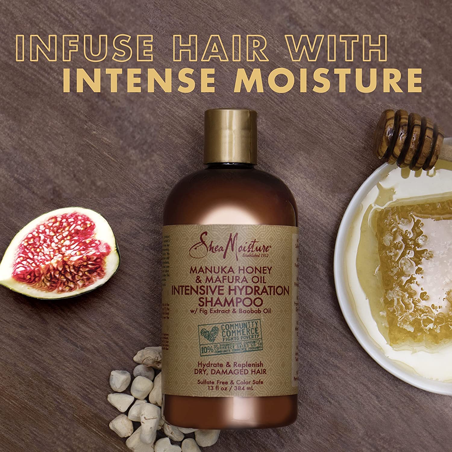  Shea Moisture Manuka Honey and Mafura Oil Shampoo and Conditioner Set