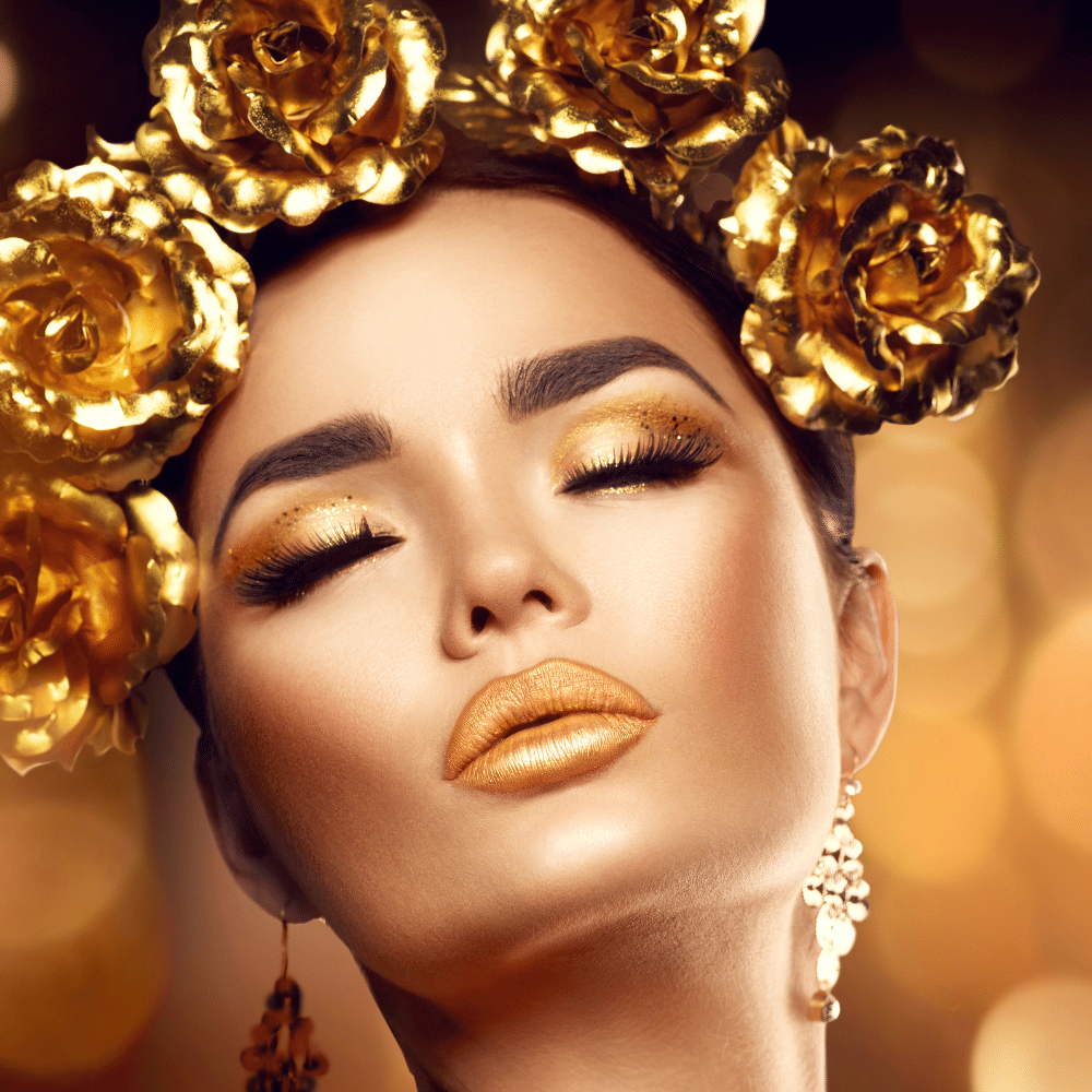 Best Gold Hilighter Makeup