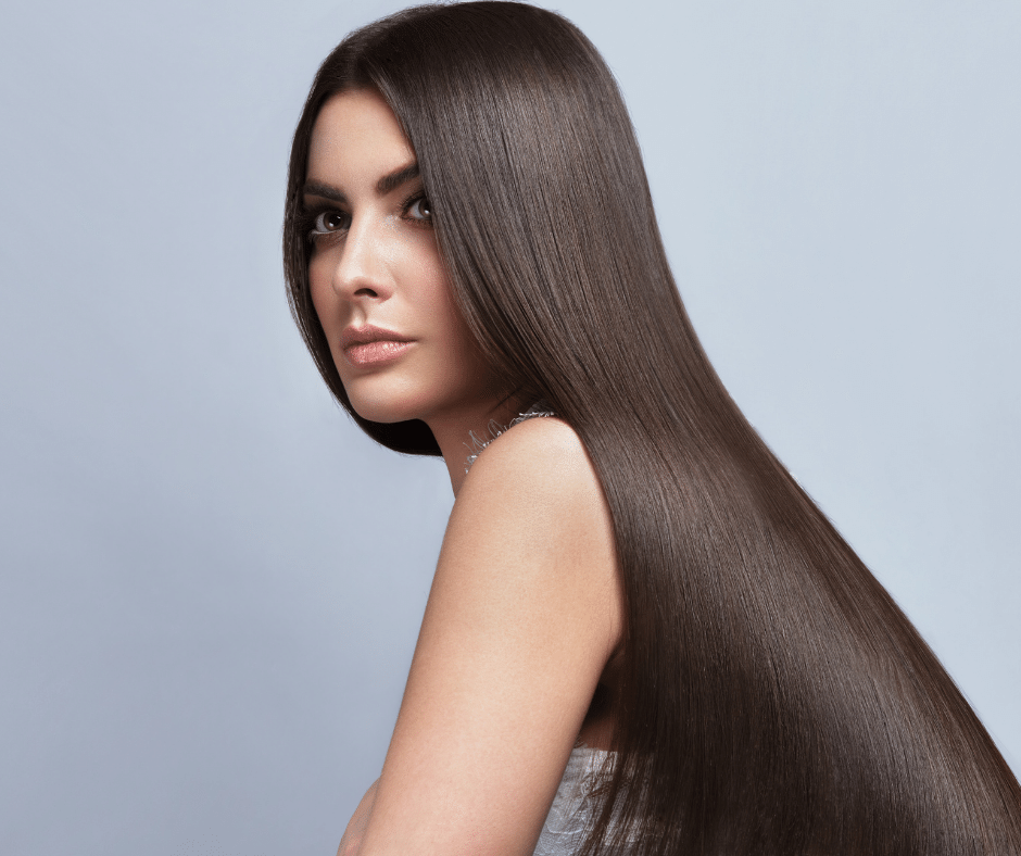 keratin shining hair